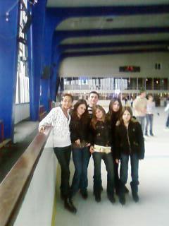les meuf a la patinoire